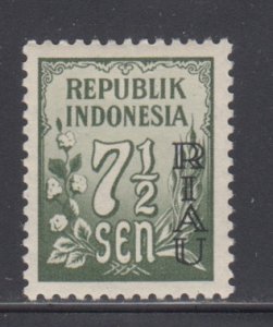 Indonesia - riau   2      mnh      $ 1.50