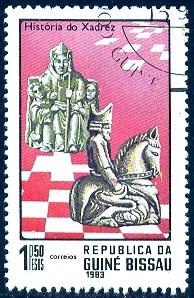 History of Chess, Guinea Bissau SC#474 used