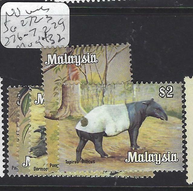 MALAYSIA     (P0801BB)  ANIMALS SG 272-3, 276-7, 279  MOG