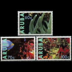 ARUBA 1990 - Scott# 56-8 Marine Life Set of 3 NH