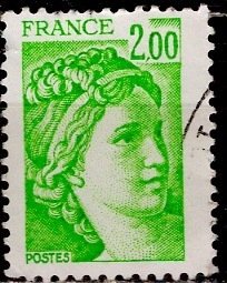 France; 1978; Sc. # 1575;  Used Single Stamp