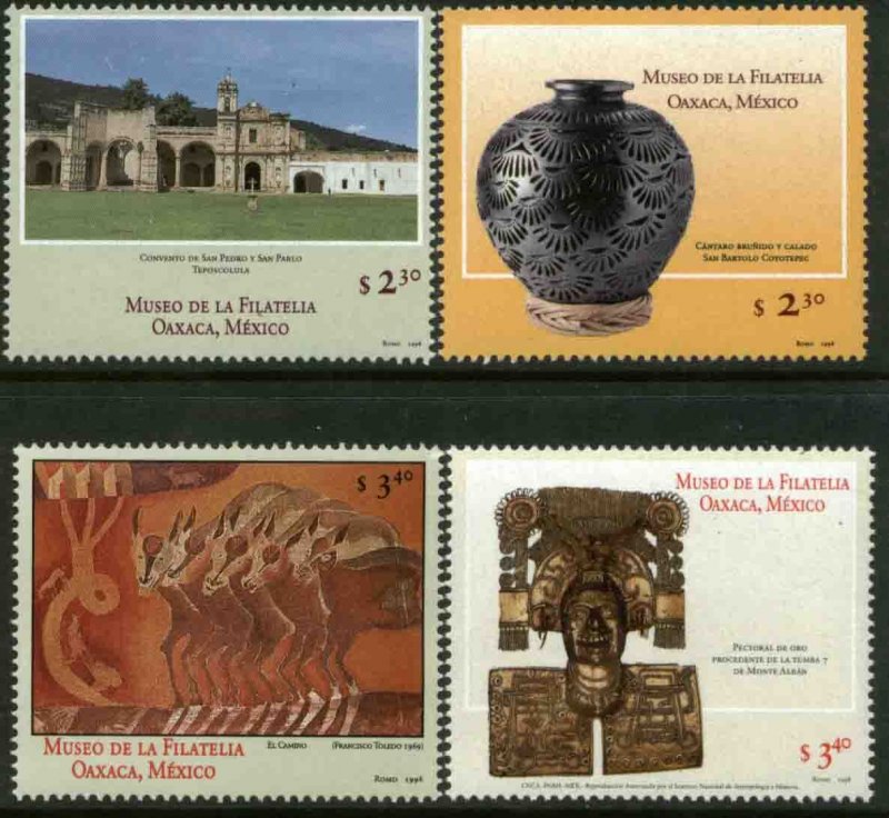 MEXICO 2084-2087, Opening Philatelic Museum, Oaxaca. MINT, NH. VF. (69)