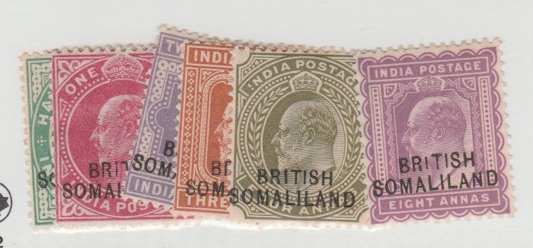 Somaliland Protectorate Scott #21-26 Stamp - Mint Set - XYZ