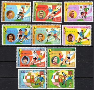 # 28 Cinderella's Equatorial Guinea Sports Used CTO stamps .