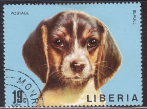 Liberia 672 Dogs 1974