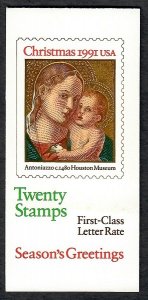 BK193 Christmas Madonna and Child Booklet - 2578a plate #1