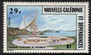 NEW CALEDONIA 1977 Ground Satellite Station; Scott 424; MNH