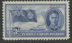 Turks & Caicos 96 ** mint NH flag ship (2401 134)