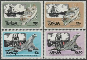 Tonga 1983 SG834-837 Sea and Air Transport set MNH