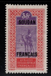 French Sudan Scott 35 Mint Hinged, MH*