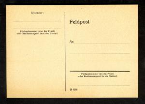 GERMANY WW2 FELDPOST CARD Artist Drawing of NUDE Blonde Girl Applying LIPSTICK