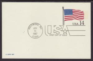 US UX117 Flag U/A FDC VF