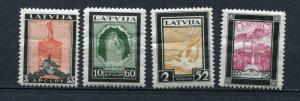 Latvia 1933 Mi 215-8A Sc CB14-7 MH Perf.CV$80 Surfax for wounded Aviators l1429s