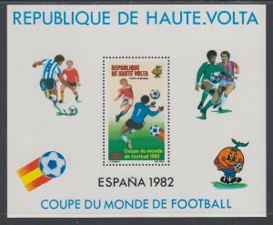 Burkina Faso C272 Soccer Souvenir Sheet MNH VF