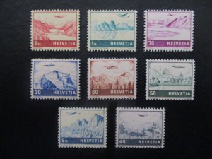 Switzerland #C27-34 Mint Never Hinged -WDWPhilatelic (1/26)