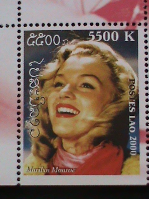 ​LAOS-STAMP- 2000-MARILYN MONROE MINT NOT HING S/S SHEET. LAST ONE