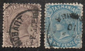 Tasmania 108-109 Used