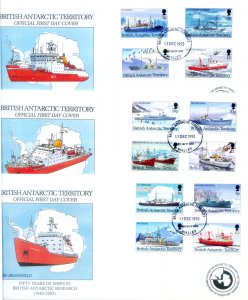 1993 Ships. 3 FDC.