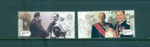 Norway - Sc# 1452-3. 2005 Century of Royal House. MNH $4.00.