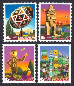 INUKSHUK, EASTER EGG = Canada 2009 #2335 MNH Full Set of 4 from Souvenir Sheet