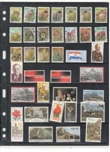 SOUTH AFRICA COLLECTION ON STOCK SHEET MINT/USED