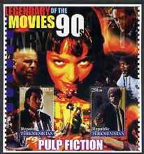 Turkmenistan 2002 Legendary Movies of the '90's - Pulp Fi...