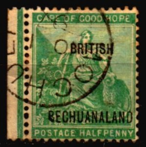 Bechuanaland Used Scott 40 w/body bend and no expertise on cancellation