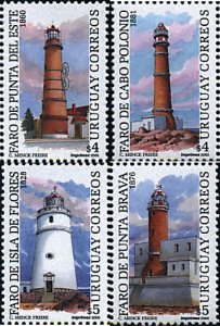 89454 MNH URUGUAY 2000 FAROS