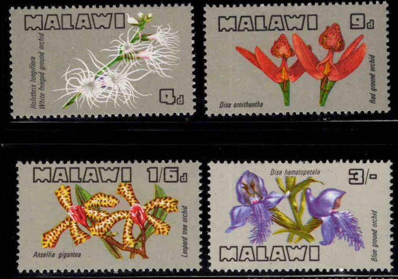 Malawi Scott 114-117 MNH** Flower stamp set