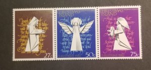 CHRISTMAS ISLAND 1982 Christmas Mint Stamp Strip Lot MNH OG Unused z7636