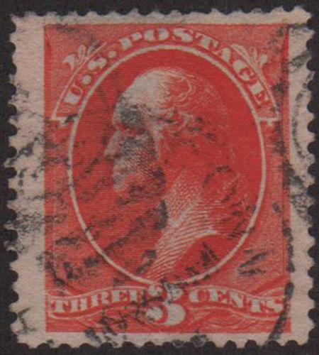 MALACK 214 VF/XF Jumbo, thin, BIG stamp!! w1822