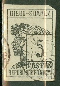 FI: Diego Suarez 7 used clipped corner CV $200