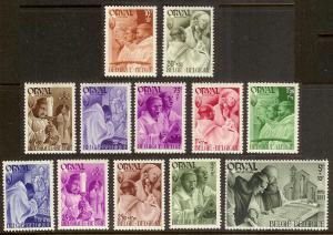 BELGIUM Sc#B281-292 Mint Never Hinged Set