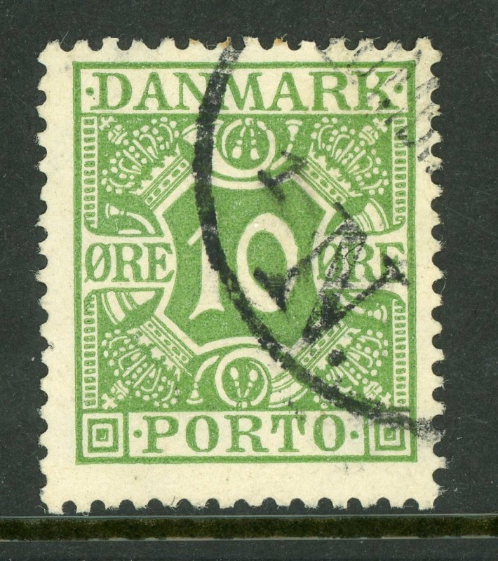 Denmark 1922 Postage Due Perf 14x14½ Scott J15 VFU N860