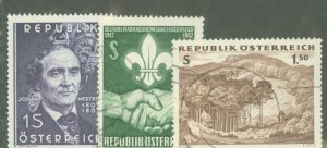 Austria #682/684-685  Multiple