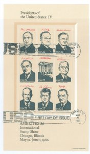United States #2219 Used Souvenir Sheet