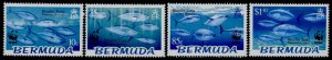 Bermuda 884-7 MNH WWF, Fish, Tuna