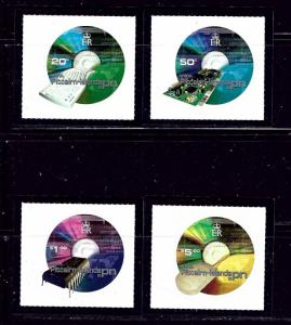 Pitcairn Is 539-42 MNH 2001 Internet Domain Suffix