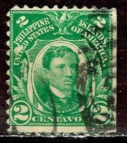 Philippines; 1918: Sc. # 285: O/Used Perf. 11 Single Stamp