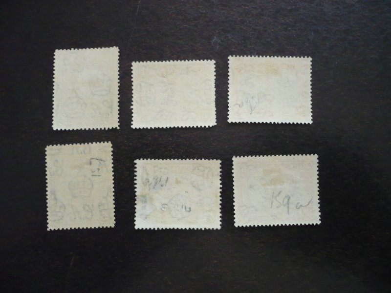 Stamps - Grenada - Scott# 132.133.135-138 - Mint Hinged Part Set of 6 Stamps