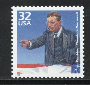 3182b * THEODORE ROOSEVELT * U.S. Postage Stamp MNH