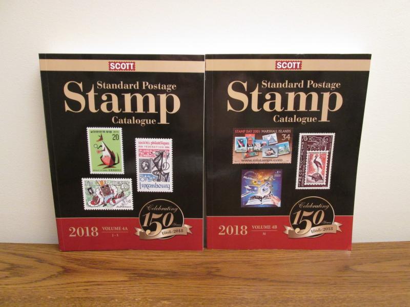 Scott 2018 Stamp Catalog Catalogue Volume 4 A and B