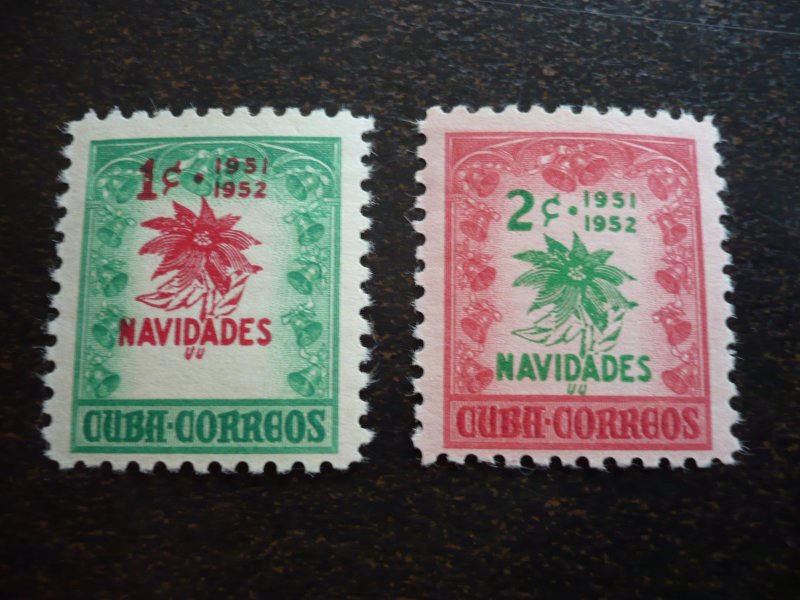 Stamps - Cuba - Scott#469-470  - Mint Hinged Set of 2 Stamps