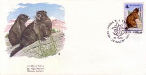 Romania FDC SC# 3305 Alpine Marmot L285 