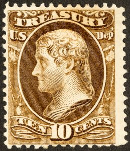 US Stamps # O111 Official MH Fresh Scott Value $275.00