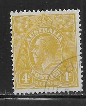 Australia 118 4d KGV single Used