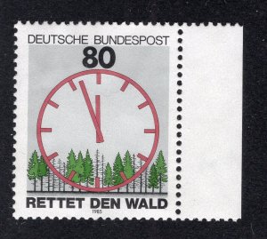 Germany 1985 80pf Clock, Scott 1445 MNG, value = $1.50