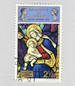 Guernsey 74 Used Virgin and child 1 1972 (BP70210)