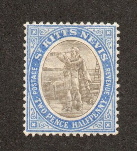 Saint Kitts - Nevis - SG# 4 MH / wmk Crown CA        -         Lot 0724187