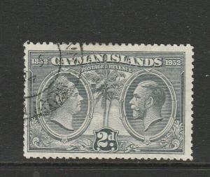 Cayman islands 1932 Tercentenary 2d Used SG SG 88
